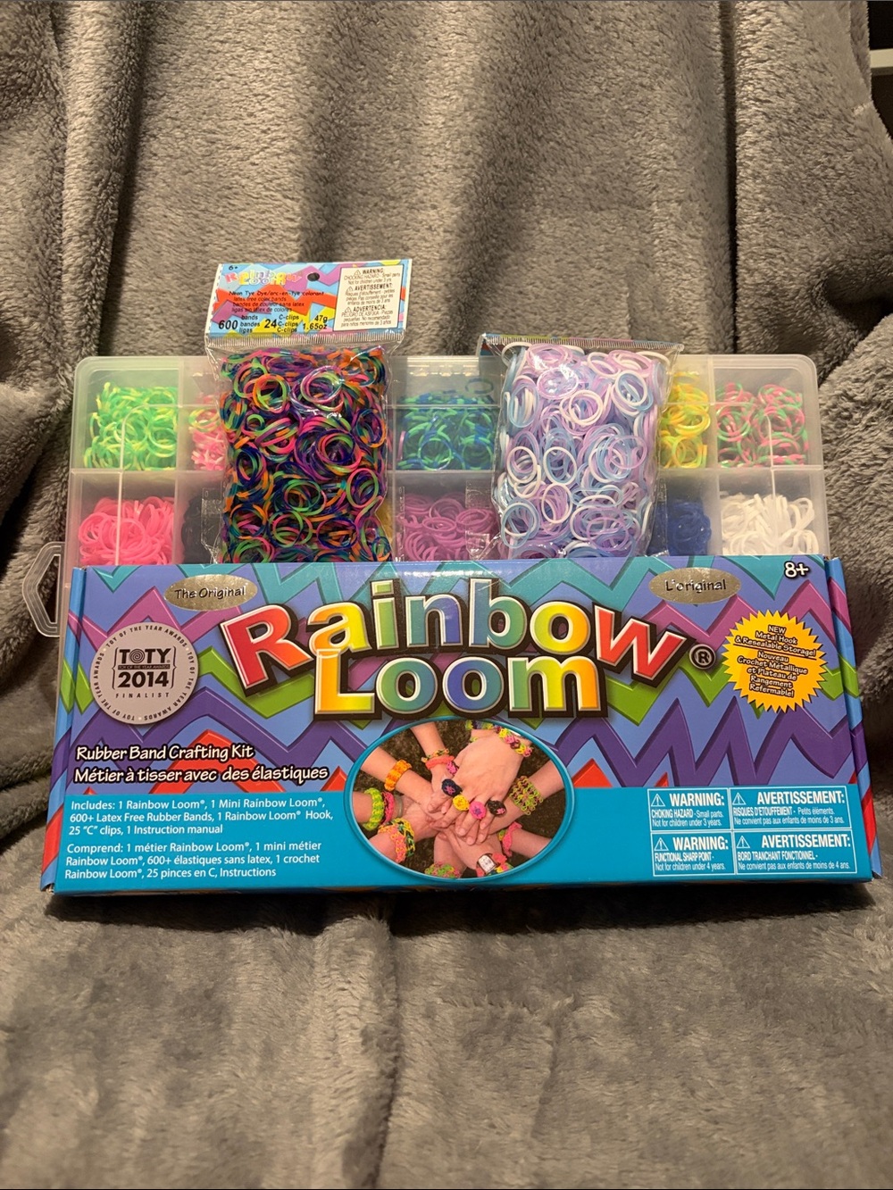 Rainbow Loom Rubber Band Crafting Kit - Multicolor